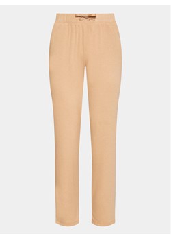 Passionata Spodnie dzianinowe Guimauve P5U160 Beżowy Regular Fit ze sklepu MODIVO w kategorii Spodnie damskie - zdjęcie 182681764