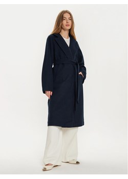Gina Tricot Płaszcz przejściowy 22987 Granatowy Regular Fit ze sklepu MODIVO w kategorii Płaszcze damskie - zdjęcie 182681773