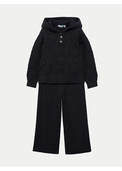 Abel & Lula Komplet sweter i spodnie materiałowe 5725 Czarny Regular Fit ze sklepu MODIVO w kategorii Komplety dziewczęce - zdjęcie 182681821
