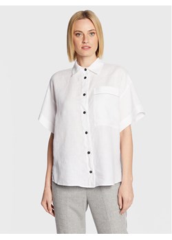 Peserico Koszula S06048T0 Biały Relaxed Fit ze sklepu MODIVO w kategorii Koszule damskie - zdjęcie 182681823