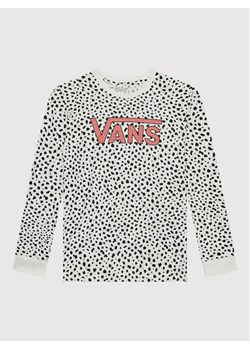 Vans Bluzka Dalmation VN0A7RV3 Biały Regular Fit ze sklepu MODIVO w kategorii Bluzki dziewczęce - zdjęcie 182681913