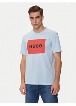 Hugo T-Shirt Dulive222 50467952 Niebieski Regular Fit ze sklepu MODIVO w kategorii T-shirty męskie - zdjęcie 182681933