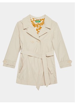 United Colors Of Benetton Płaszcz przejściowy 2ZOFCN04C Beżowy Regular Fit ze sklepu MODIVO w kategorii Płaszcze damskie - zdjęcie 182682000