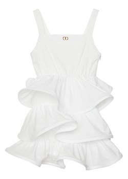 TWINSET Sukienka elegancka 251GJ2428 Biały Regular Fit ze sklepu MODIVO w kategorii Sukienki dziewczęce - zdjęcie 182682040