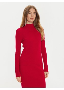 TWINSET Sweter 242TT3022 Czerwony Slim Fit ze sklepu MODIVO w kategorii Swetry damskie - zdjęcie 182682094