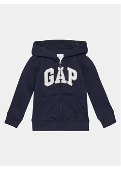 Gap Bluza 619017-01 Granatowy Regular Fit ze sklepu MODIVO w kategorii Bluzy chłopięce - zdjęcie 182682134