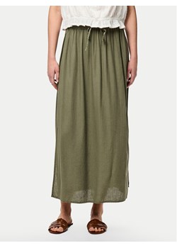 Pieces Spódnica midi Pia 17151888 Zielony Regular Fit ze sklepu MODIVO w kategorii Spódnice - zdjęcie 182682204