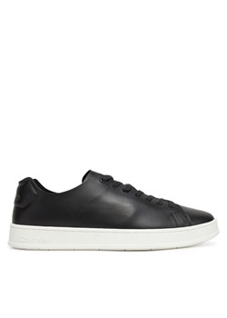 Calvin Klein Sneakersy Low Top Lace Up Unlined Lth HM0HM01885 Czarny ze sklepu MODIVO w kategorii Buty sportowe męskie - zdjęcie 182682244