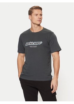 Jack&Jones T-Shirt Vesterbro 12265740 Szary Relaxed Fit ze sklepu MODIVO w kategorii T-shirty męskie - zdjęcie 182682310
