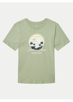 Jack&Jones Junior T-Shirt Palm 12269922 Zielony Regular Fit ze sklepu MODIVO w kategorii T-shirty chłopięce - zdjęcie 182682413