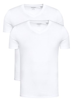 Jack&Jones Komplet 2 t-shirtów Basic 12133914 Biały Regular Fit ze sklepu MODIVO w kategorii T-shirty męskie - zdjęcie 182682473