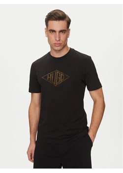 HUGO T-Shirt Dalendi 50534934 Czarny Regular Fit ze sklepu MODIVO w kategorii T-shirty męskie - zdjęcie 182682593