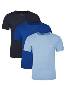 BOSS Komplet 3 t-shirtów TShirtRN 3P Classic 50532468 Niebieski Regular Fit ze sklepu MODIVO w kategorii T-shirty męskie - zdjęcie 182682601