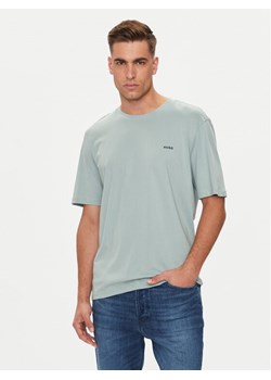 Hugo T-Shirt Dero222 50466158 Zielony Regular Fit ze sklepu MODIVO w kategorii T-shirty męskie - zdjęcie 182682644