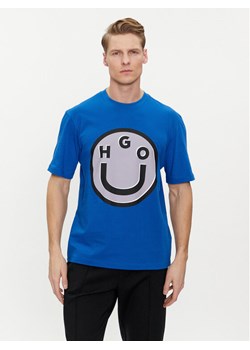Hugo T-Shirt Nimper 50513189 Niebieski Regular Fit ze sklepu MODIVO w kategorii T-shirty męskie - zdjęcie 182682713