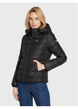 Tommy Jeans Kurtka przejściowa Basic DW0DW13741 Czarny Regular Fit ze sklepu MODIVO w kategorii Kurtki damskie - zdjęcie 182682761
