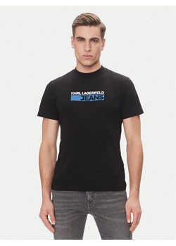 KARL LAGERFELD T-Shirt A2M17074 Czarny Regular Fit ze sklepu MODIVO w kategorii T-shirty męskie - zdjęcie 182682831