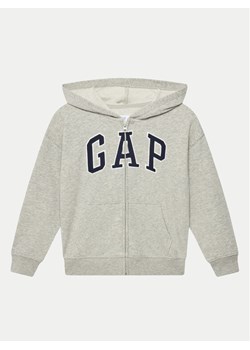 Gap Bluza 743966-03 Szary Regular Fit ze sklepu MODIVO w kategorii Bluzy chłopięce - zdjęcie 182682841