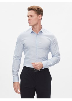 Calvin Klein Koszula K10K112301 Błękitny Slim Fit ze sklepu MODIVO w kategorii Koszule męskie - zdjęcie 182682870