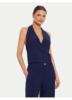 ViCOLO Kamizelka TB1429 Granatowy Regular Fit ze sklepu MODIVO w kategorii Kamizelki damskie - zdjęcie 182682984
