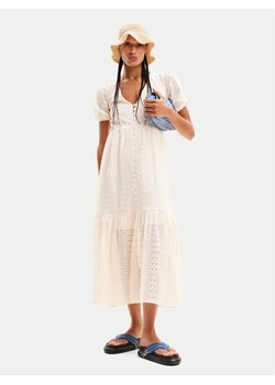 Desigual Sukienka letnia Ottawa 24SWVW05 Biały Regular Fit ze sklepu MODIVO w kategorii Sukienki - zdjęcie 182682994
