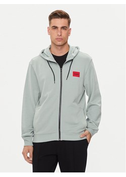 Hugo Bluza Daple212 50447972 Zielony Regular Fit ze sklepu MODIVO w kategorii Bluzy męskie - zdjęcie 182683022