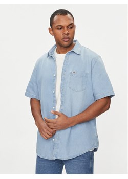Wrangler Koszula jeansowa 112350184 Niebieski Regular Fit ze sklepu MODIVO w kategorii Koszule męskie - zdjęcie 182683081
