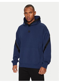 HUGO Bluza Dagarito 50521429 Granatowy Relaxed Fit ze sklepu MODIVO w kategorii Bluzy męskie - zdjęcie 182683152