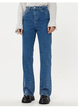 Pieces Jeansy 17153496 Niebieski Straight Fit ze sklepu MODIVO w kategorii Jeansy damskie - zdjęcie 182683192