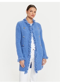Marella Kardigan Regina 2423906024 Niebieski Regular Fit ze sklepu MODIVO w kategorii Swetry damskie - zdjęcie 182683204
