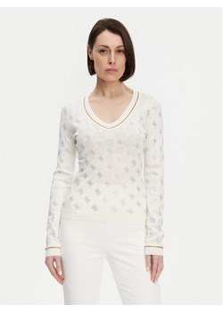 Guess Sweter W5GR07 Z3D60 Beżowy Regular Fit ze sklepu MODIVO w kategorii Swetry damskie - zdjęcie 182683354
