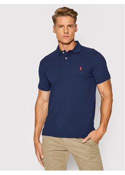 Polo Ralph Lauren Polo Core Replen 710782592 Granatowy Custom Slim Fit ze sklepu MODIVO w kategorii T-shirty męskie - zdjęcie 182683411