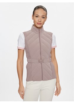 Guess Bezrękawnik Cassandra W4RN21 WFWR0 Beżowy Slim Fit ze sklepu MODIVO w kategorii Kamizelki damskie - zdjęcie 182683440