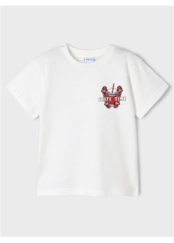Mayoral T-Shirt 3013 Biały Regular Fit ze sklepu MODIVO w kategorii Bluzki dziewczęce - zdjęcie 182683464