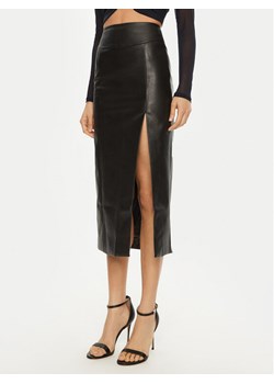 BARDOT Spódnica z imitacji skóry 58855SB1 Czarny Regular Fit ze sklepu MODIVO w kategorii Spódnice - zdjęcie 182683633