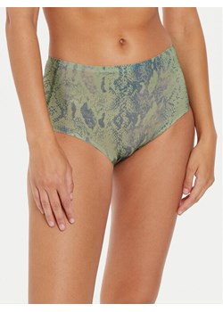 Chantelle Figi klasyczne z wysokim stanem Soft Stretch C11D70 Zielony ze sklepu MODIVO w kategorii Majtki damskie - zdjęcie 182683661