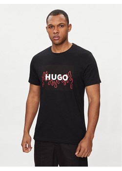 Hugo T-Shirt Dulive 50506989 Czarny Regular Fit ze sklepu MODIVO w kategorii T-shirty męskie - zdjęcie 182683732
