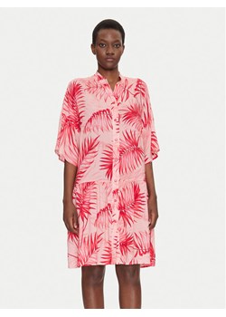 Liu Jo Beachwear Sukienka plażowa VA5125 T2961 Różowy Relaxed Fit ze sklepu MODIVO w kategorii Odzież plażowa - zdjęcie 182683904