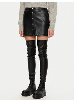ONLY Spódnica z imitacji skóry Amazing 15331876 Czarny Slim Fit ze sklepu MODIVO w kategorii Spódnice - zdjęcie 182684043