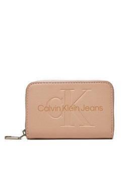 Calvin Klein Jeans Mały Portfel Damski Zip Around Mono K60K612255 Kolorowy ze sklepu MODIVO w kategorii Portfele damskie - zdjęcie 182684082