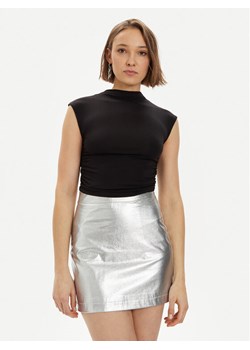 Gina Tricot Top 20883 Czarny Slim Fit ze sklepu MODIVO w kategorii Bluzki damskie - zdjęcie 182684140