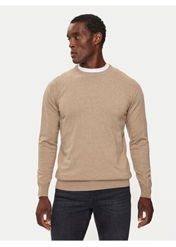 INDICODE Sweter Wildman 35-697 Beżowy Regular Fit ze sklepu MODIVO w kategorii Swetry męskie - zdjęcie 182684152
