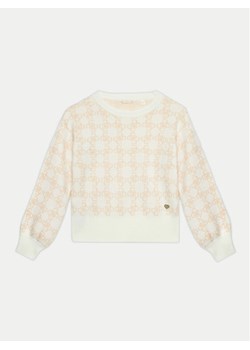 Guess Sweter J4BR04 Z3K10 Beżowy Relaxed Fit ze sklepu MODIVO w kategorii Swetry dziewczęce - zdjęcie 182684182