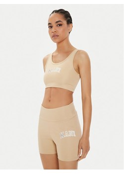 Karl Kani Top Small Serif 6131306 Beżowy Slim Fit ze sklepu MODIVO w kategorii Bluzki damskie - zdjęcie 182684264