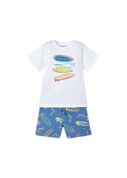 Mayoral Komplet t-shirt i spodenki 3604 Niebieski Regular Fit ze sklepu MODIVO w kategorii Komplety chłopięce - zdjęcie 182684300