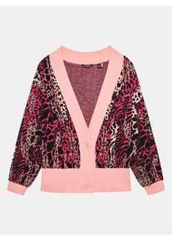 Guess Kardigan J3BR07 Z3AH0 Różowy Regular Fit ze sklepu MODIVO w kategorii Swetry dziewczęce - zdjęcie 182684424