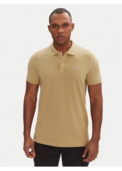 Tommy Jeans Polo DM0DM20676 Beżowy Slim Fit ze sklepu MODIVO w kategorii T-shirty męskie - zdjęcie 182684480