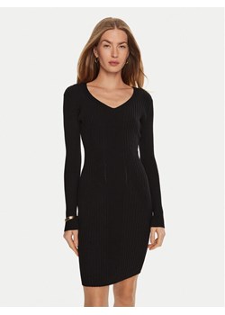 Guess Sukienka dzianinowa Isabella W4BK07 Z3HP2 Czarny Slim Fit ze sklepu MODIVO w kategorii Sukienki - zdjęcie 182684482