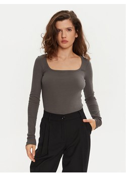 Brave Soul Bluzka LLT-624CHARLIE2 Szary Regular Fit ze sklepu MODIVO w kategorii Bluzki damskie - zdjęcie 182684531