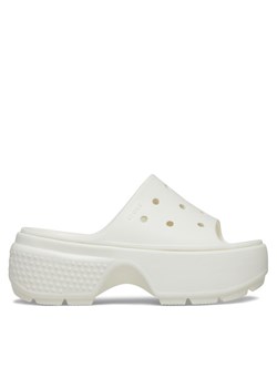 Crocs Klapki Stomp Slide 209347 Beżowy ze sklepu MODIVO w kategorii Klapki damskie - zdjęcie 182684534
